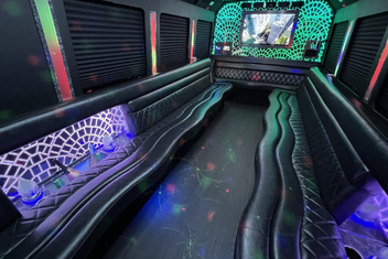 Milwaukee Limo Bus Interior